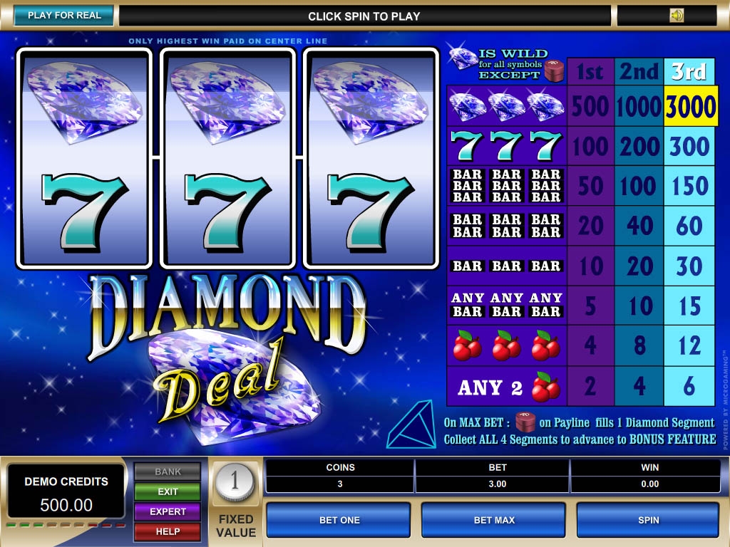 Diamond Deal  (Алмазная сделка) из раздела Игровые автоматы